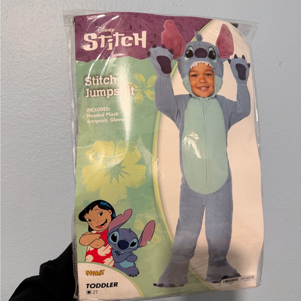 Disney Stitch Blue and Purple Toddler Costume